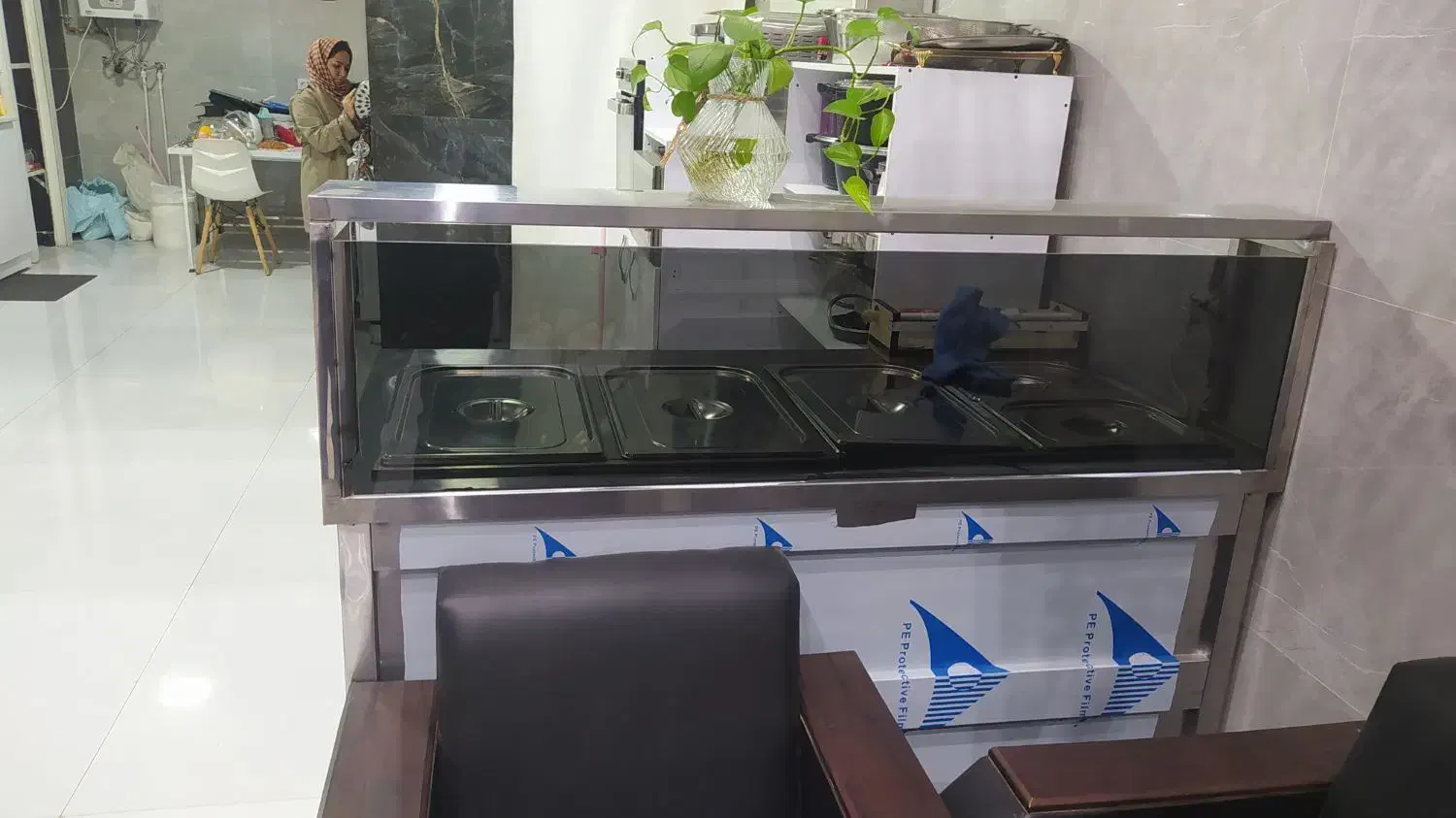 فروش کانتر گرم وگاز صنعتی خطی سه شعله|کافی‌شاپ و رستوران|الوند, |دیوار