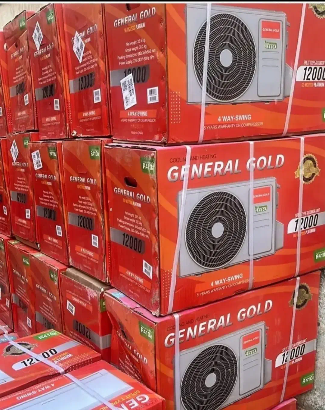 کولر گازی جنرال گلد کولرگازی ۱۲/۱۸/۲۴ هزار شرکتی|کولر گازی و فنکوئل|کرج, مهرویلا شمالی|دیوار