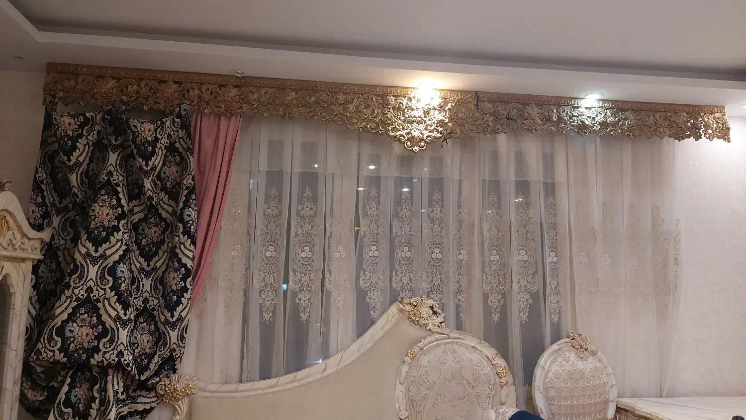 پرده پذیرایی و اتاق خواب و تراس|پرده، رانر، رومیزی|پرند, فاز ۶|دیوار