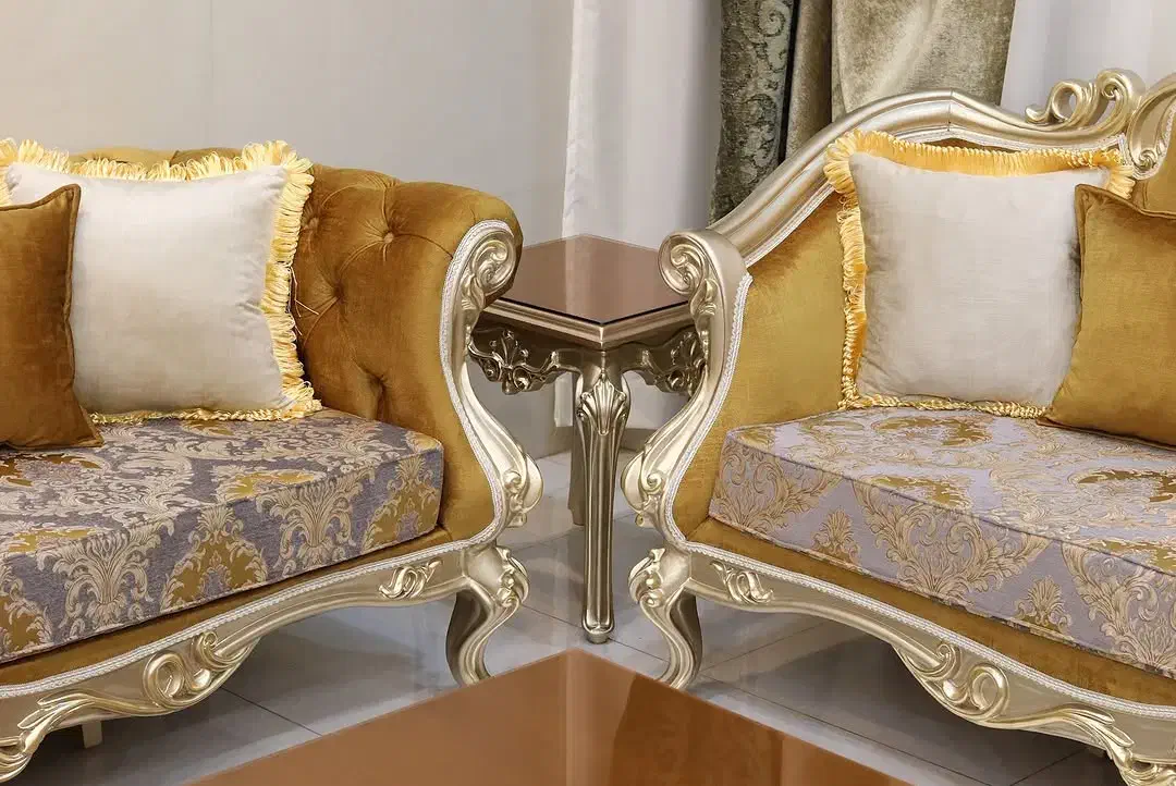 مبل استیل سلطنتی صدف،کلاسیک،استیل|مبلمان خانگی و میز عسلی|تهران, شادآباد|دیوار