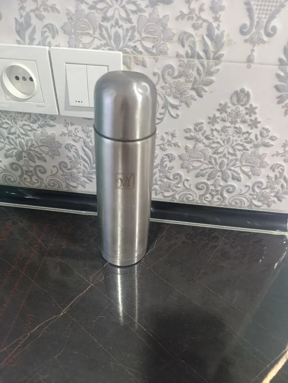 فلاسک استیل کوچک یکنفره|قوری، کتری، قهوه‌ساز دستی|کلاله, |دیوار