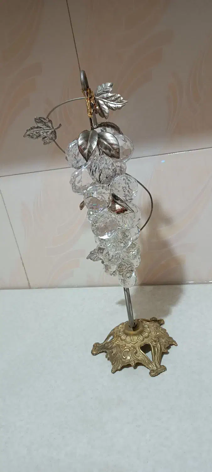 دکور انگور کریستالی پایه برنج|صنایع دستی و سایر لوازم تزئینی|پاکدشت, پاکدشت (مامازند)|دیوار