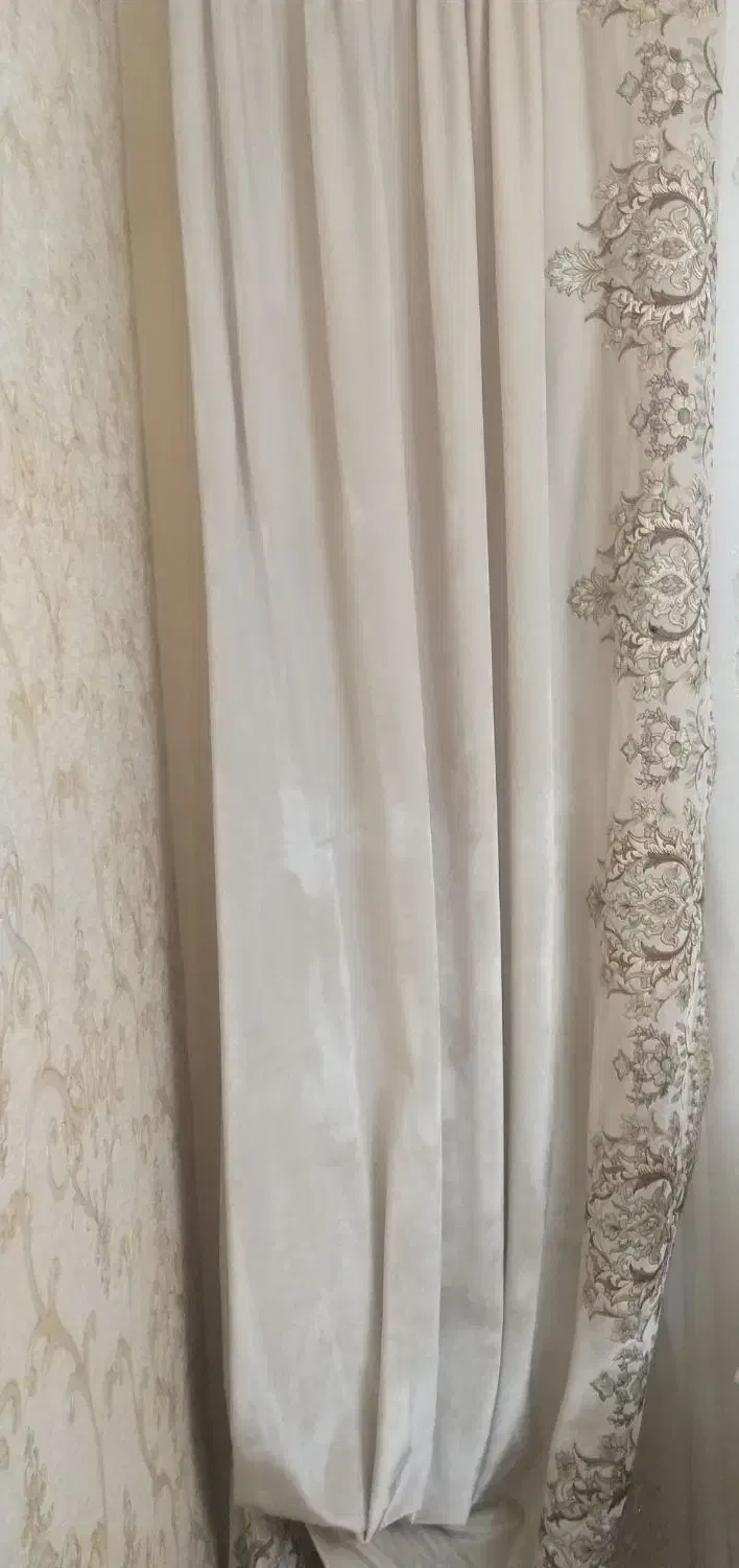 والان کار شده رنگ شکلاتی|پرده، رانر، رومیزی|تنکابن, |دیوار