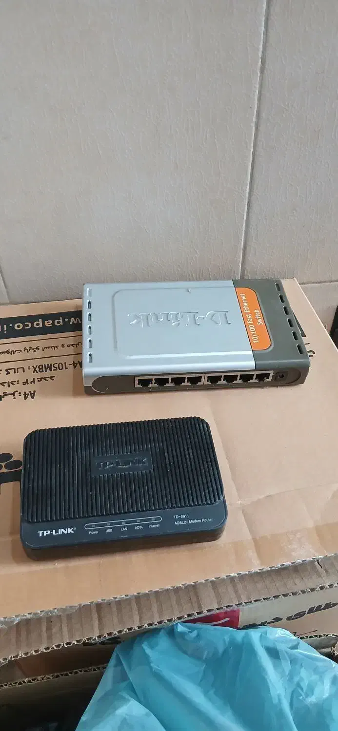 مودم و هاب سوییچ|مودم و تجهیزات شبکه|رشت, منظریه|دیوار