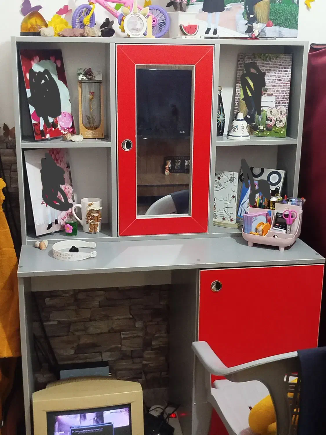 کمد و میز تحریر|تخت و سرویس خواب|رفسنجان, |دیوار