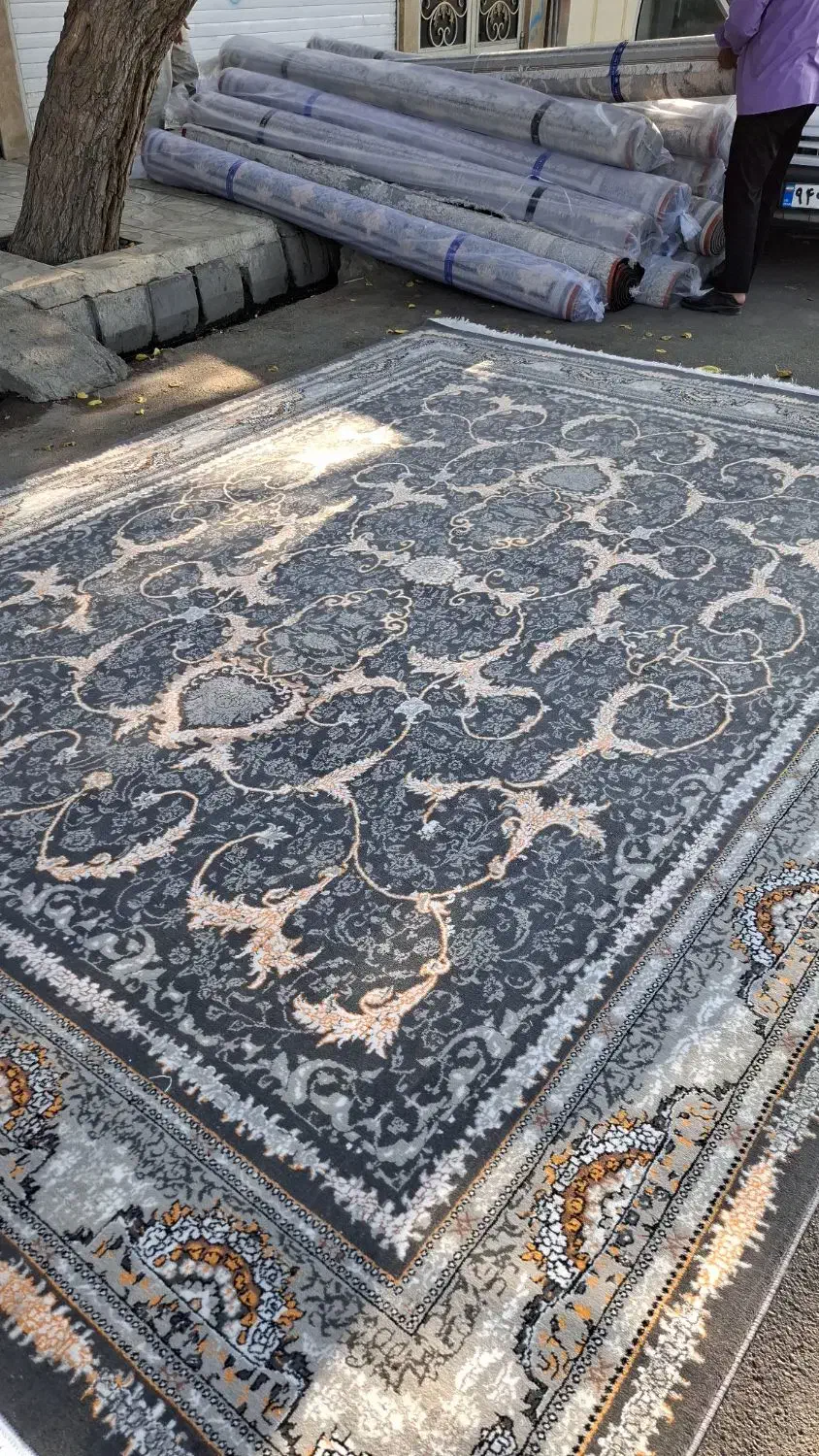 ۱۰جفت ۱۲متریک نقش ۷۰۰شانه کاشان|فرش|کلاله, |دیوار