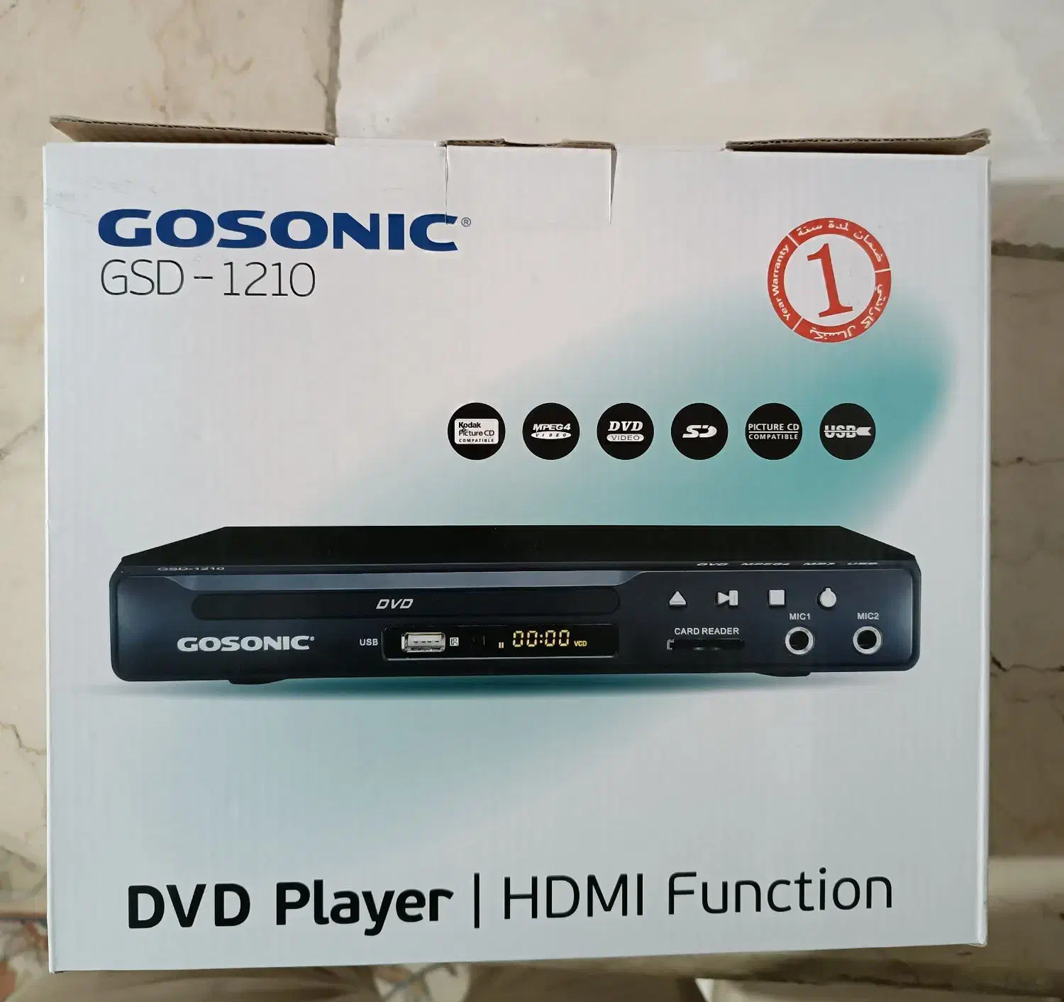 پخش کننده دی وی دی گوسونیک|پخش‌کننده DVD و ویدیو|شاهرود, |دیوار