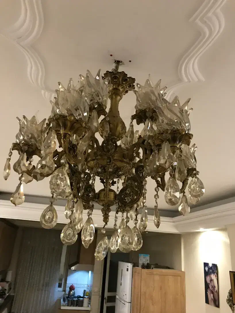 لوستر برنز اصل|لوستر و چراغ آویز|تهران, مجیدیه|دیوار