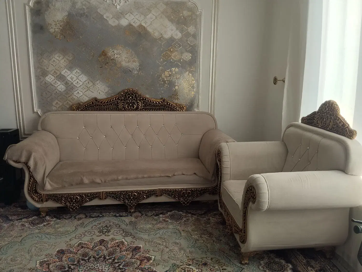 مبل سلطنتی|مبلمان خانگی و میز عسلی|اشنویه, |دیوار