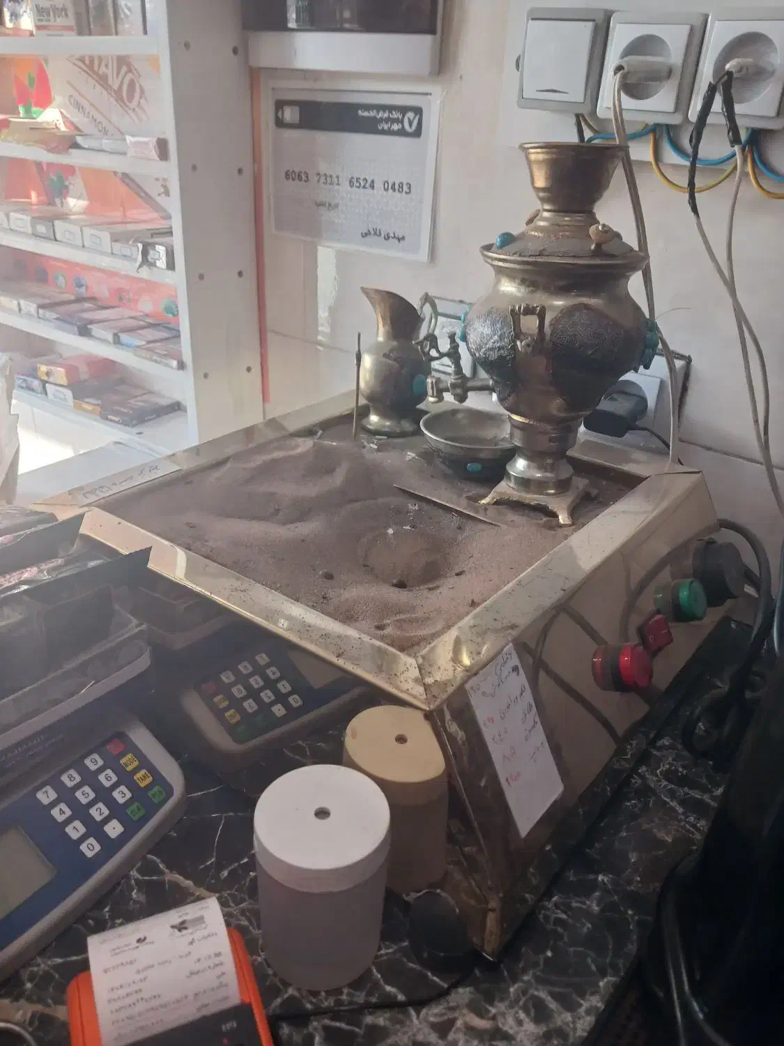 منقل شنی قهوه دله|سماور، چای‌ساز، قهوه‌ساز|فولادشهر, مسکن مهر فولادشهر|دیوار