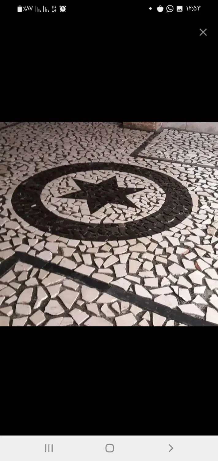 سنگ لاشه سنگ تاوه موزاییک سفتکاری بنایی سیمانکار|خدمات پیشه و مهارت|مشهد, میان ولایت|دیوار