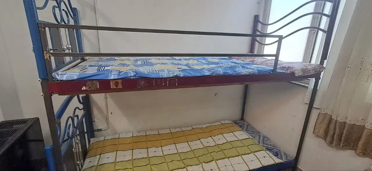 تخت فلزی دو طبقه|تخت و سرویس خواب|بیرجند, |دیوار