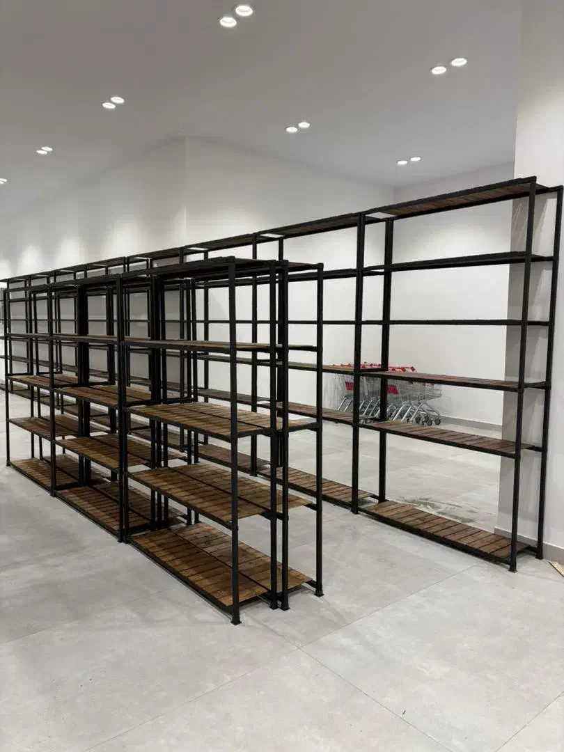 قفسه رگالی سبک آهن و چوب|فروشگاه و مغازه|تهران, قیام|دیوار