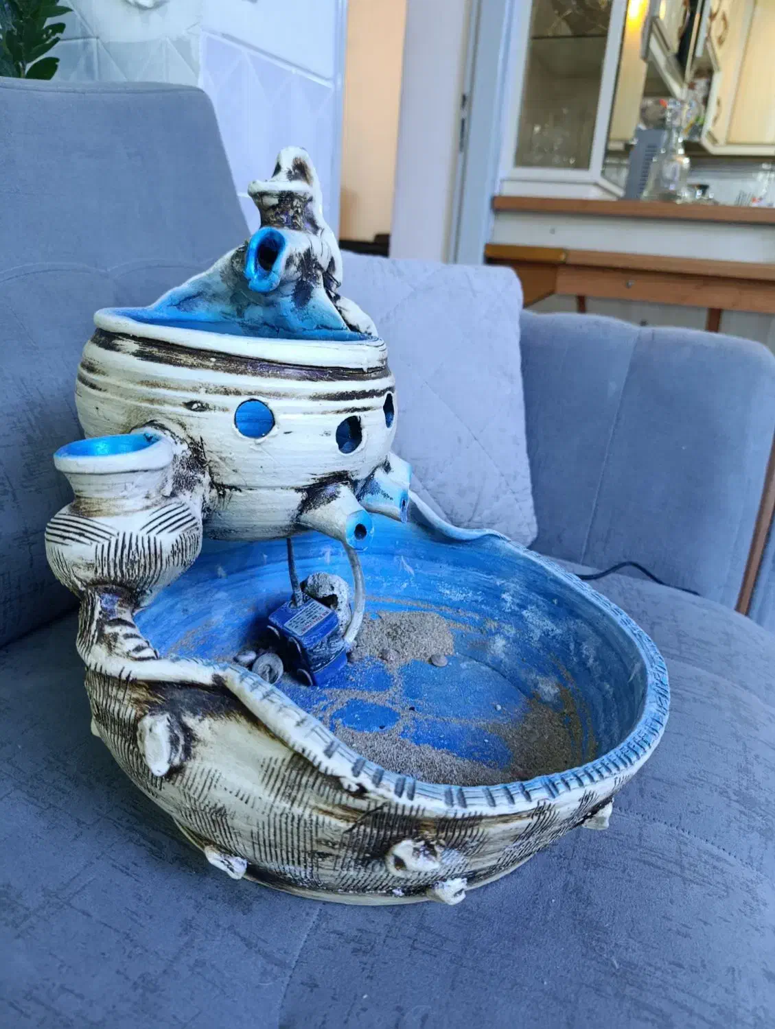 آبنما|مجسمه، تندیس، ماکت|بیرجند, |دیوار