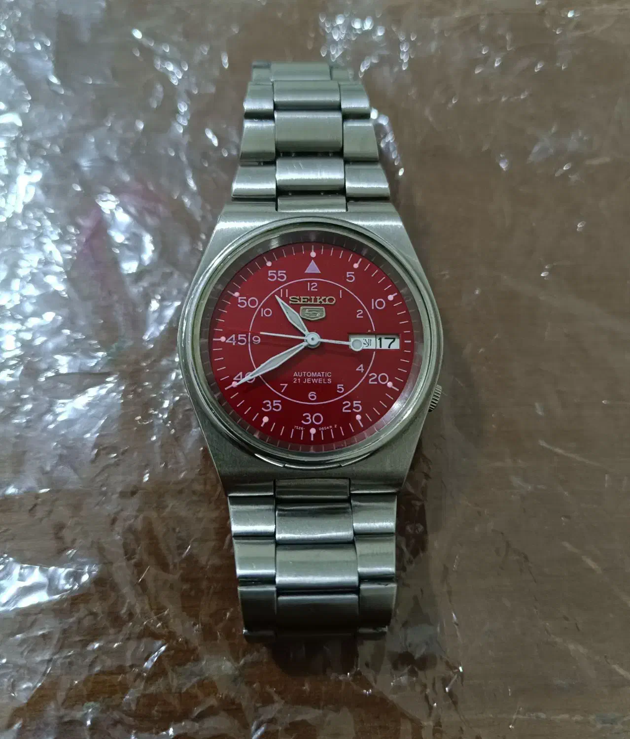 ساعت سیکو5 نبضی اتوماتیک صفحه قرمز مدل خلبانی|ساعت|اصفهان, منتظرالمهدی|دیوار