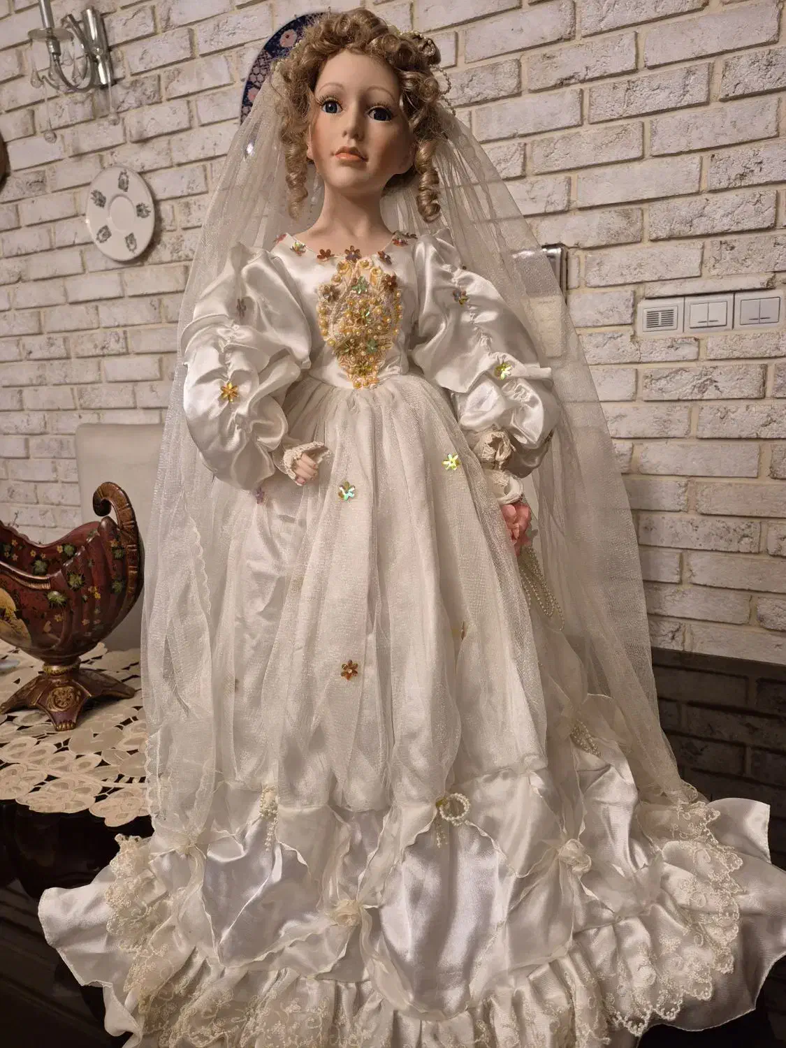 عروسک سرامیکی|مجسمه، تندیس، ماکت|رشت, معلم|دیوار