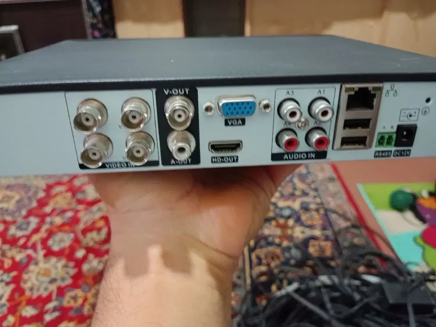 دوربین مدار بسته و دی وی ار|دوربین مداربسته|قم, نیروگاه|دیوار