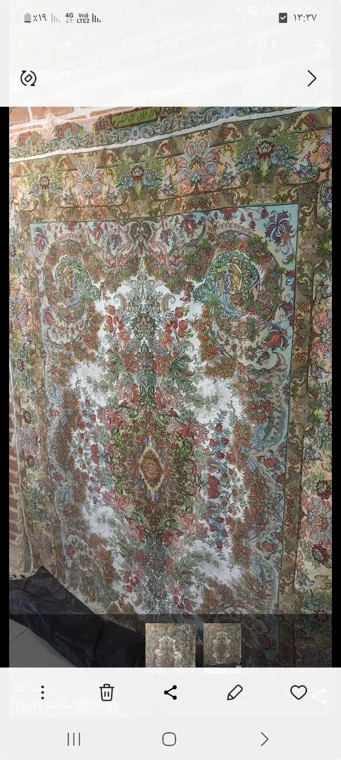 فرش دستبافت|فرش|تاکستان, |دیوار