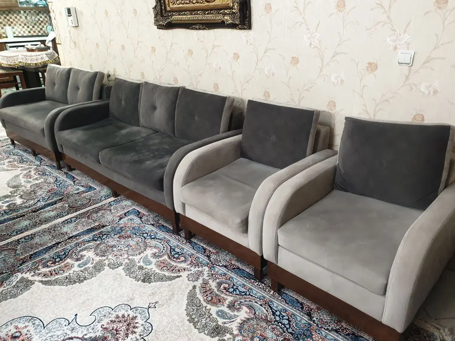 مبلمان راحتی ۷ نفره|مبلمان خانگی و میز عسلی|تهران, حکیمیه|دیوار