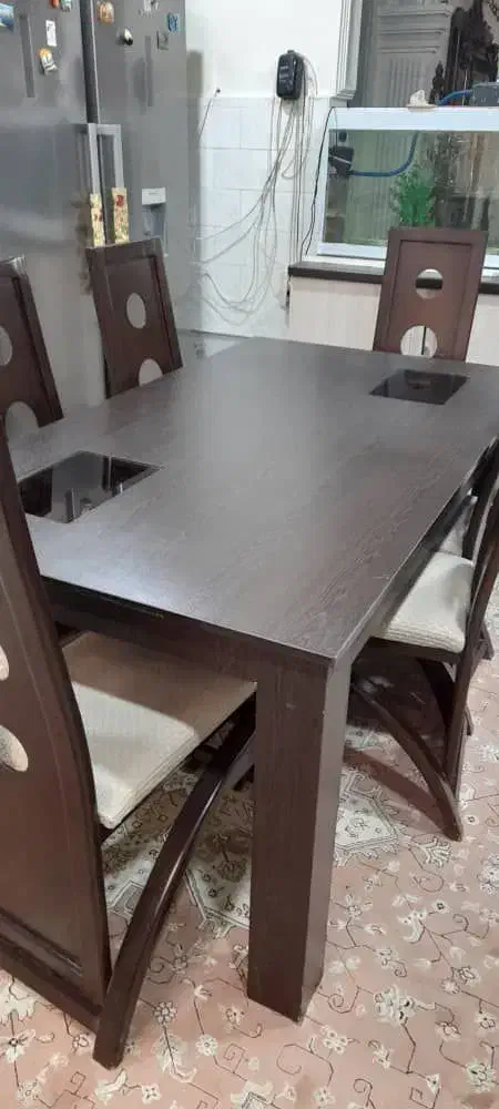 میز ناهارخوری ۶نفره|میز و صندلی غذاخوری|تبریز, |دیوار