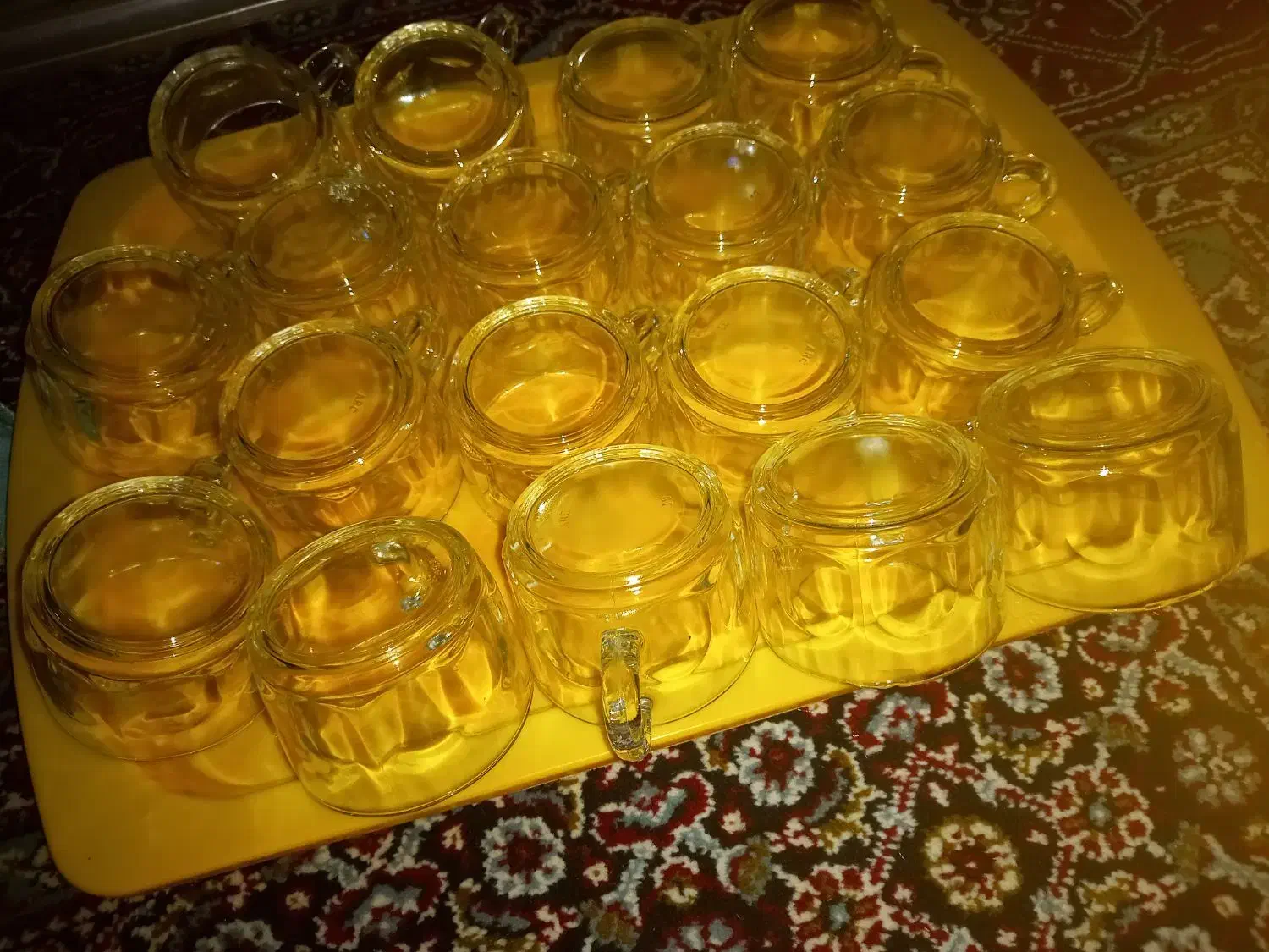 ۳ دست استکان|ظروف سرو و پذیرایی|سنندج, |دیوار