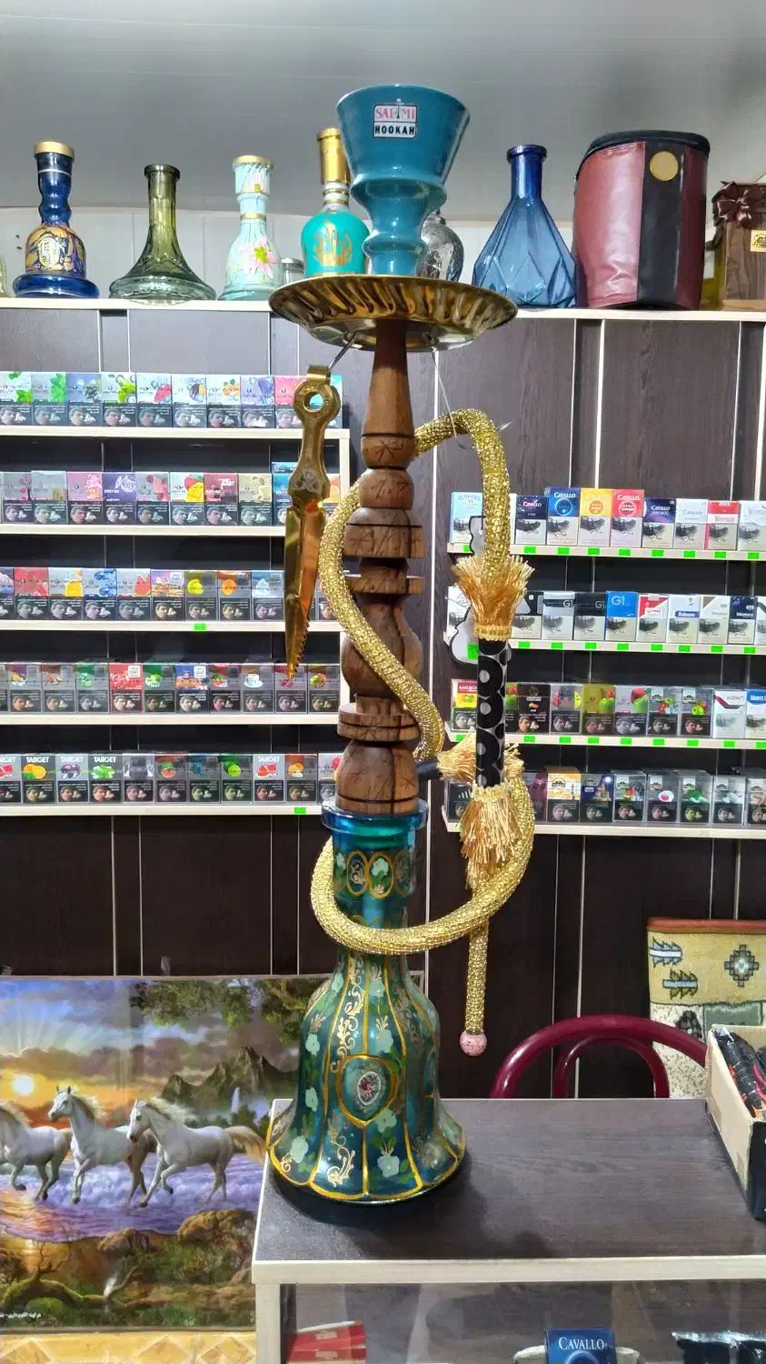 قلیان چوبی|صنایع دستی و سایر لوازم تزئینی|بندر انزلی, تهران|دیوار