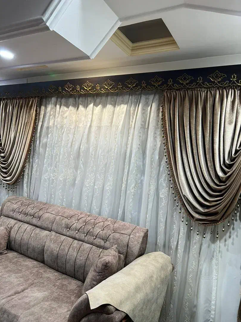 پرده حال و اتاق خواب|پرده، رانر، رومیزی|چالوس, |دیوار