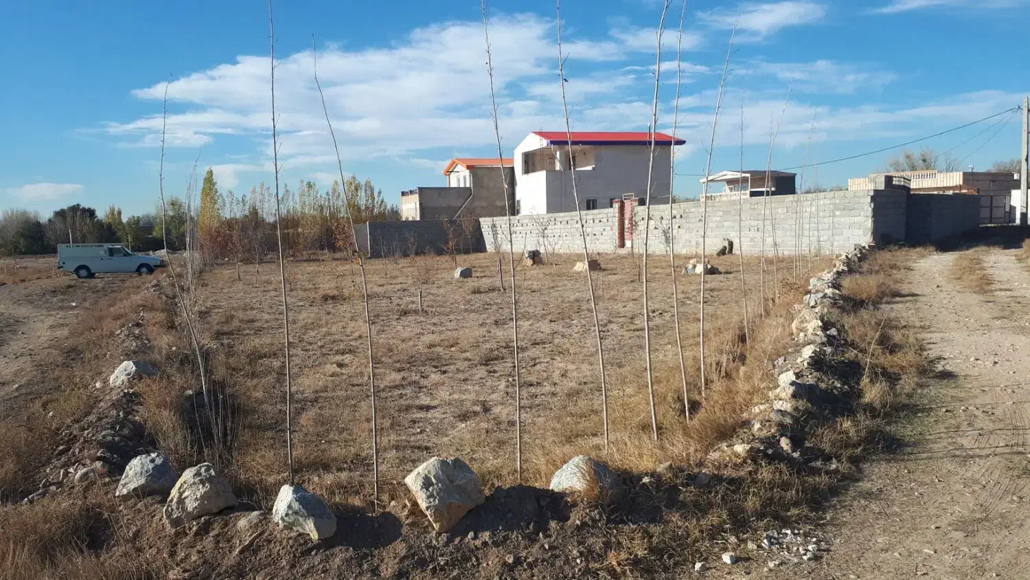 زمین باغ معاوضه هم میکنم با ماشین|فروش زمین و ملک کلنگی|نمین, |دیوار