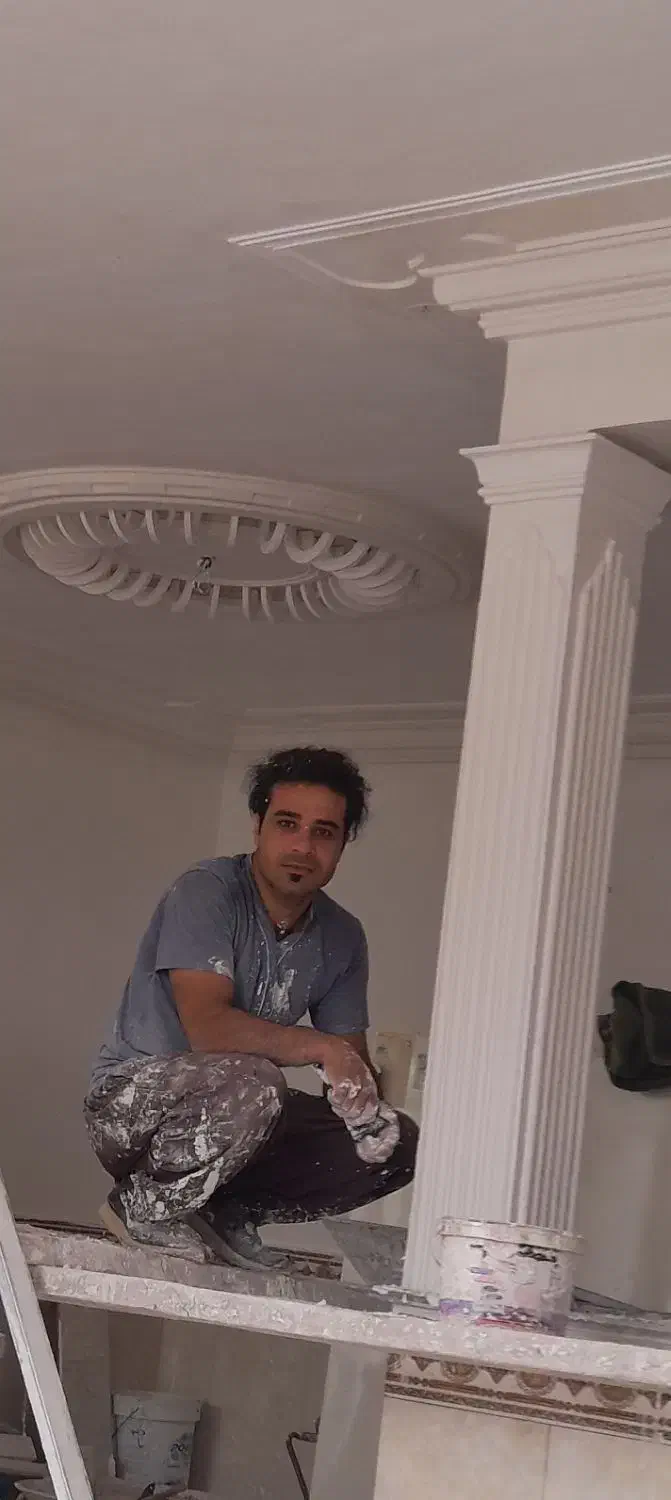 گچ کاری ساختمان خاک سفید ابزارهای به روز|خدمات پیشه و مهارت|بجنورد, |دیوار