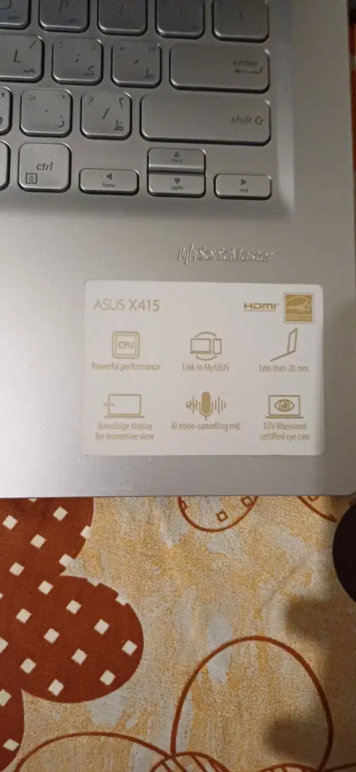 ASUS Vivo Book X415EA تمیز و بسیار کم کار کرد|رایانه همراه|تهران, ارم|دیوار