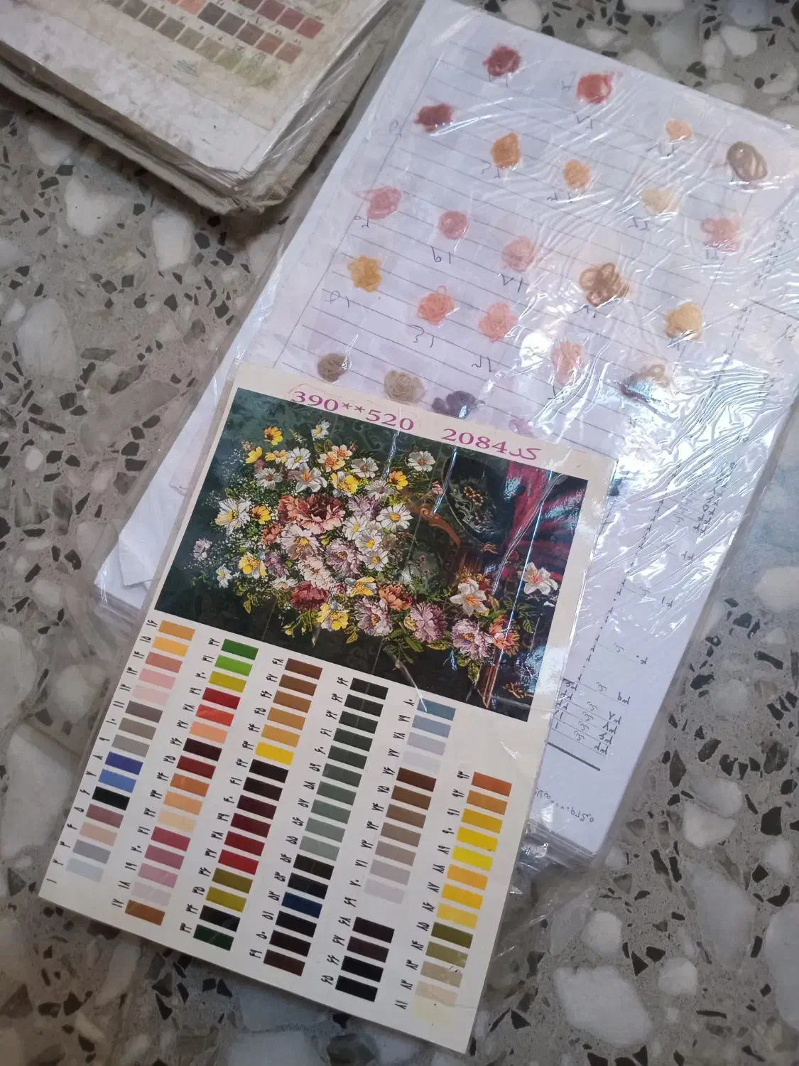 نخ ونقشه تبریز ووسایل قالی بافی|تابلو فرش|کرمانشاه, |دیوار