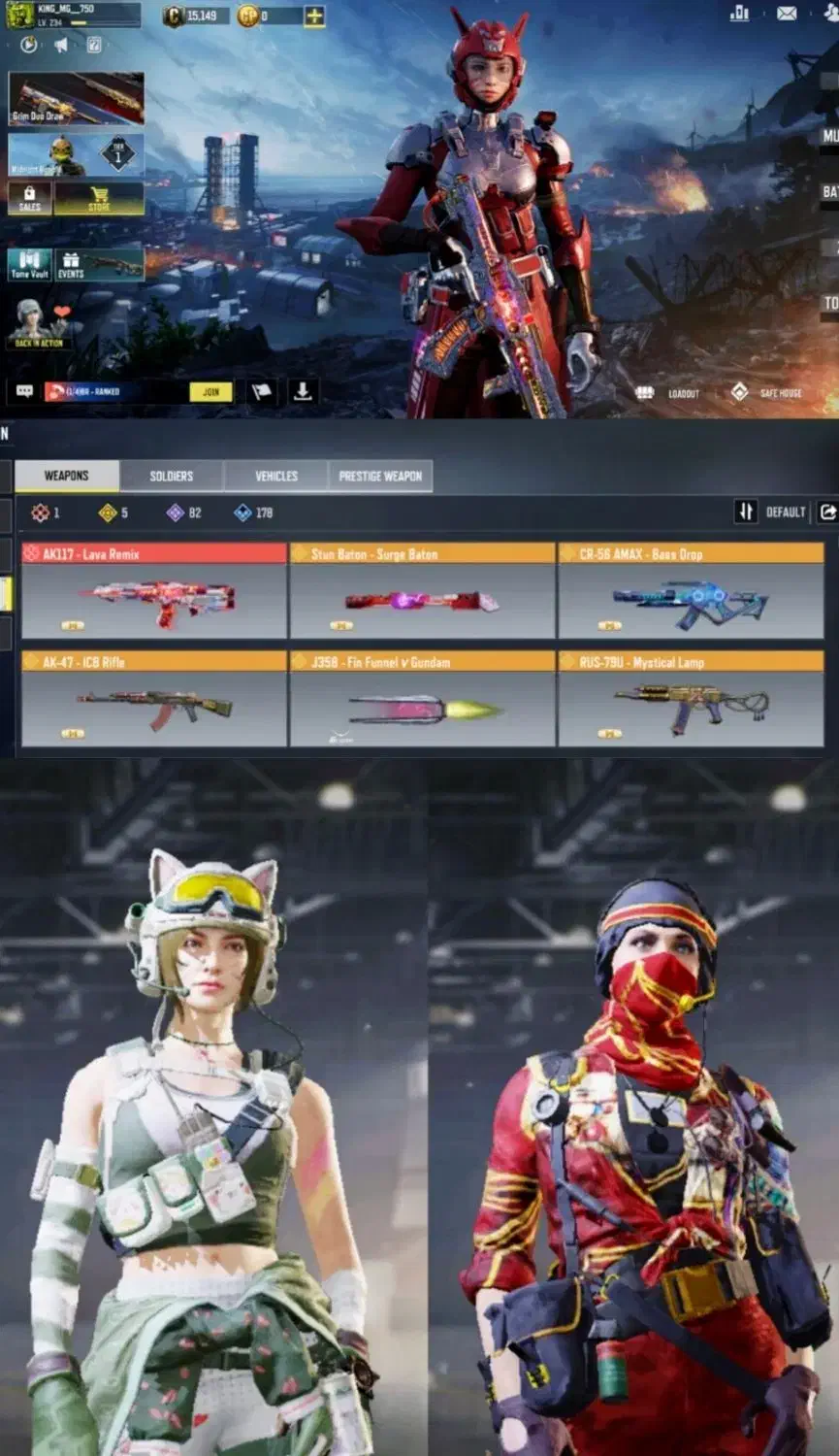 3 تا اکانت کالاف دیوتی موبایل هر دو چنچ خور تک هند|کنسول، بازی ویدئویی و آنلاین|سنندج, |دیوار