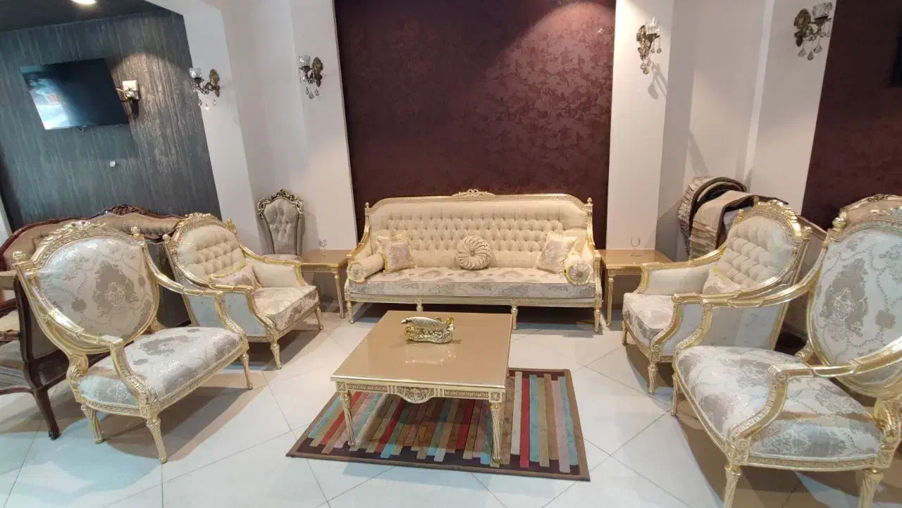 مبل کلاسیک سلطنتی استیل ( کاجی )|مبلمان خانگی و میز عسلی|سبزوار, پاسداران|دیوار