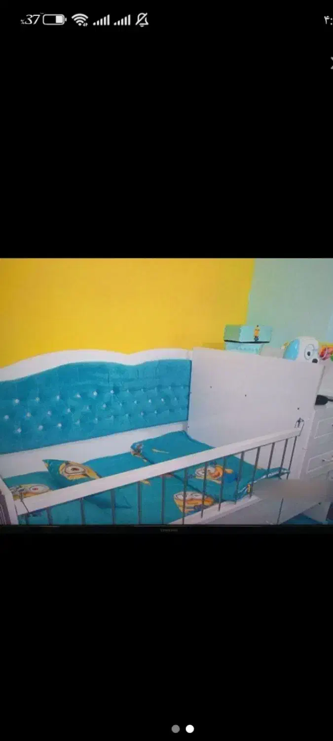 تخت کودک نوجوان|تخت و صندلی بچه|آبیک, |دیوار