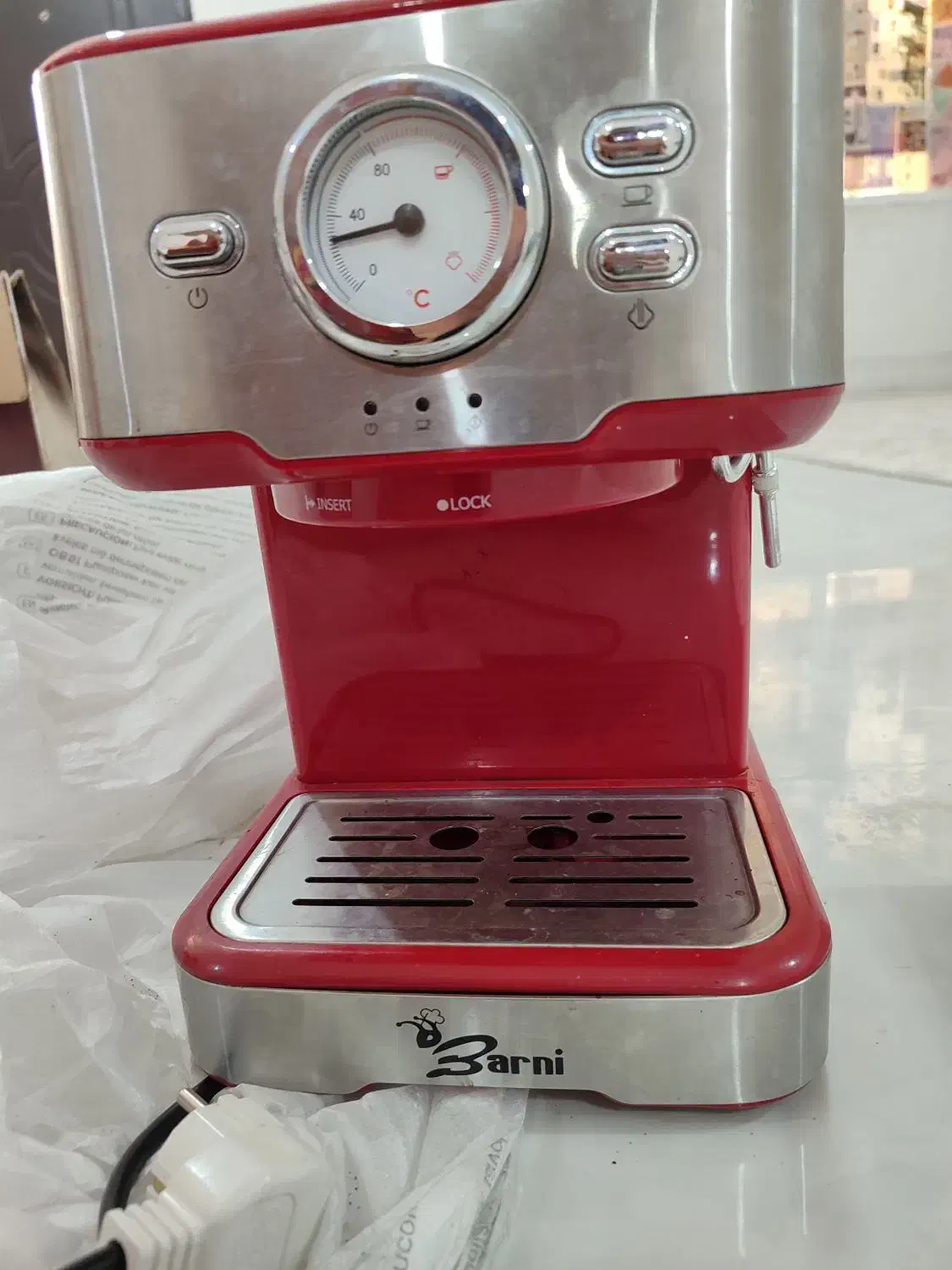 قهوه ساز در حد نو بارنی 20بار|سماور، چایساز، قهوهساز|برازجان, |دیوار