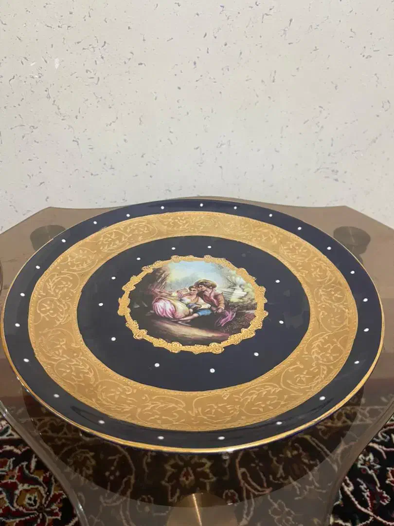 ظروف سرمه ای طلاکوب|ظروف سرو و پذیرایی|اهواز, امانیه|دیوار