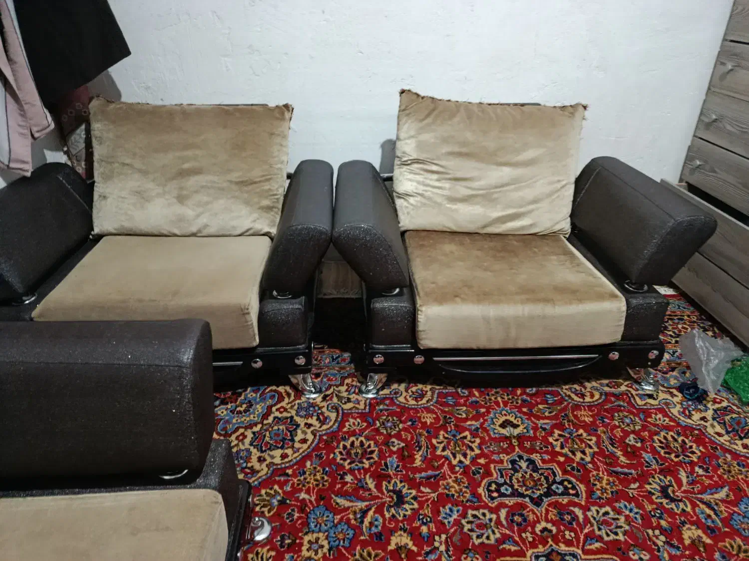 مبل چهار نفره|مبلمان خانگی و میز عسلی|خرمآباد, |دیوار