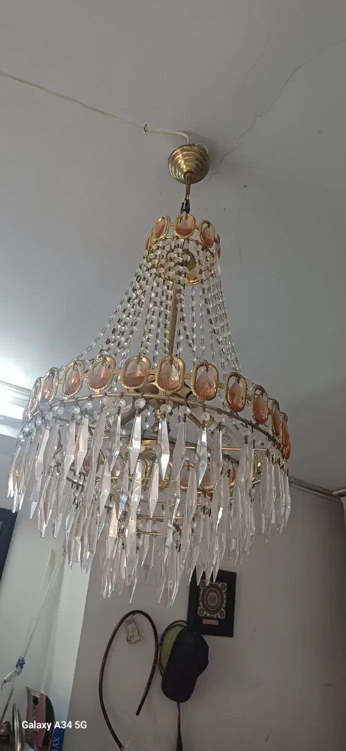 ۴ عدد لوستر جنس ترک|لوستر و چراغ آویز|اراک, |دیوار