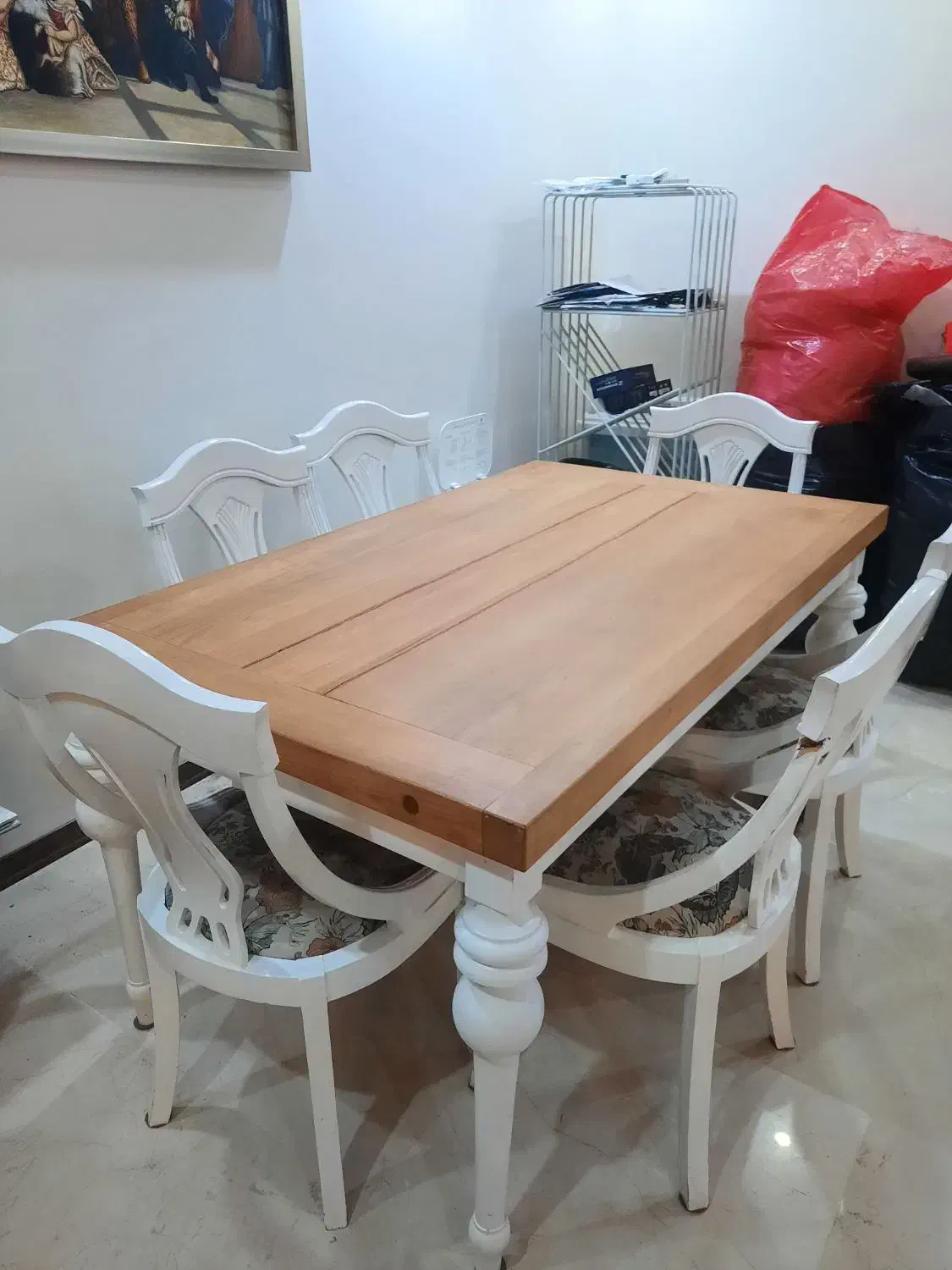 میز ناهار خوری شش نفره|میز و صندلی غذاخوری|تهران, سازمان برنامه جنوبی|دیوار