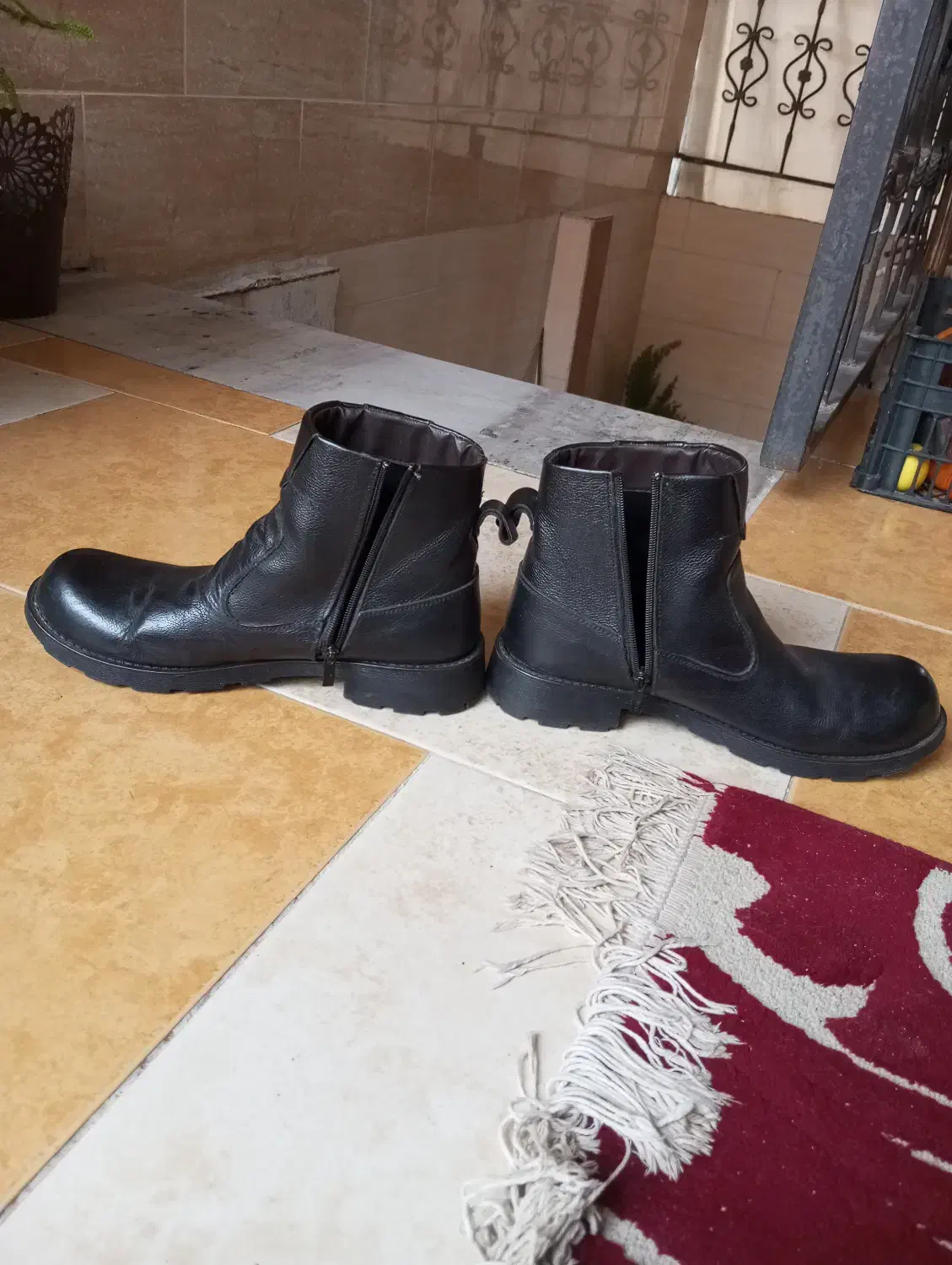 بوت چرم طبیعی اصل|کیف، کفش، کمربند|ساری, |دیوار