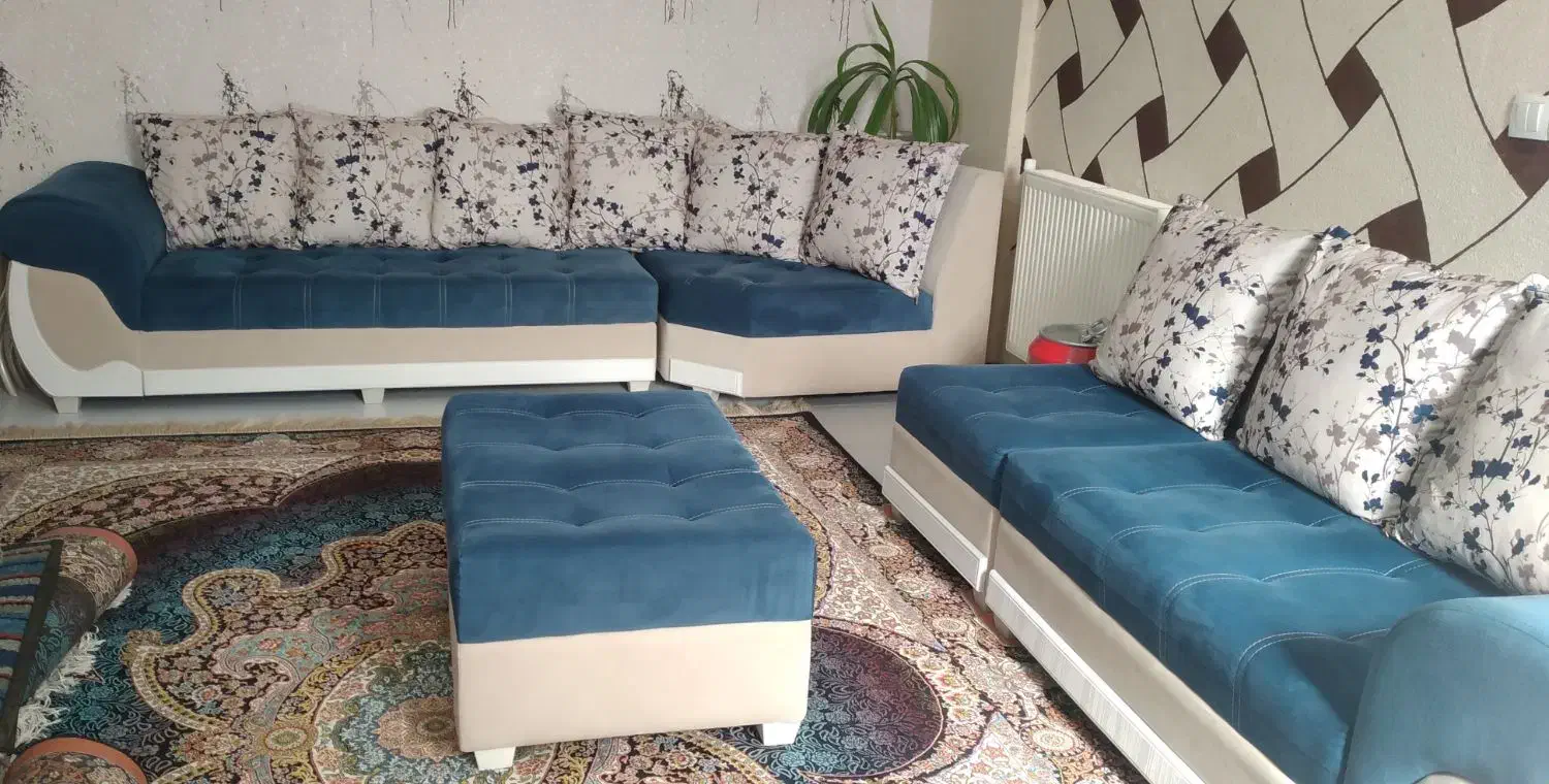 مبل ال در حد نو|مبلمان خانگی و میز عسلی|صدرا-فارس, فاز ۱|دیوار