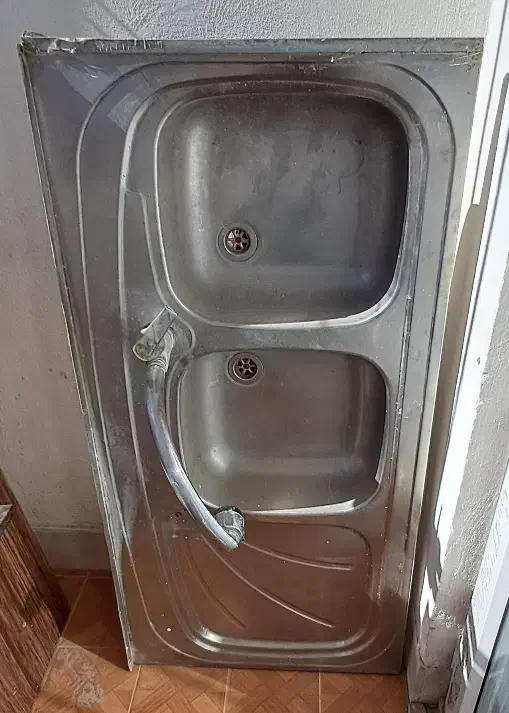 سینک دوقلو|مصالح و تجهیزات ساختمان|فردیس, فرامرزیه|دیوار