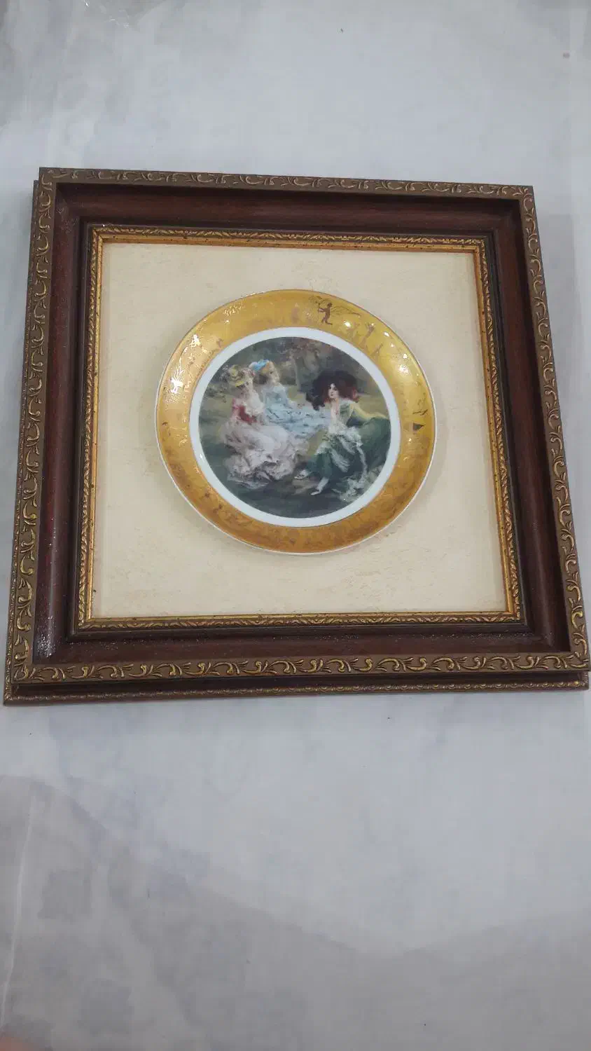 تابلو بشقابی ۳۵در۳۵|تابلو، نقاشی، عکس|تهران, دریان‌نو|دیوار