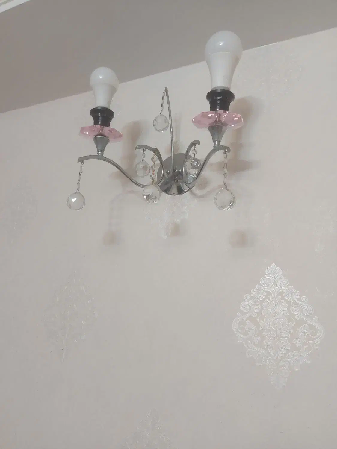 لوستر شیش شاخه بادودیواری|لوستر و چراغ آویز|رشت, علی آباد|دیوار