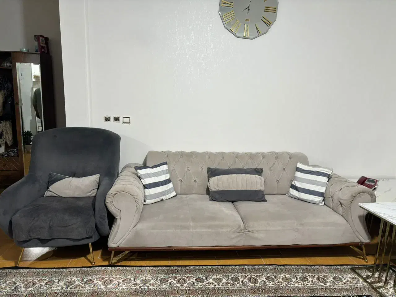 مبل چستر|مبلمان خانگی و میز عسلی|اسلام‌شهر, شهرک واوان|دیوار