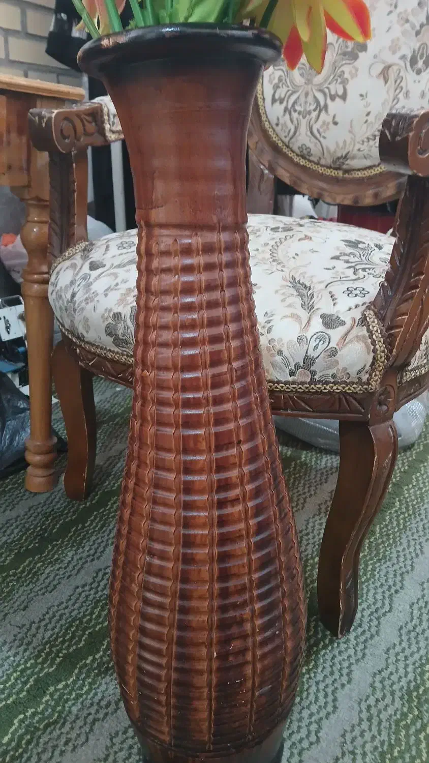 گلدان بلند|صنایع دستی و سایر لوازم تزئینی|اردبیل, |دیوار