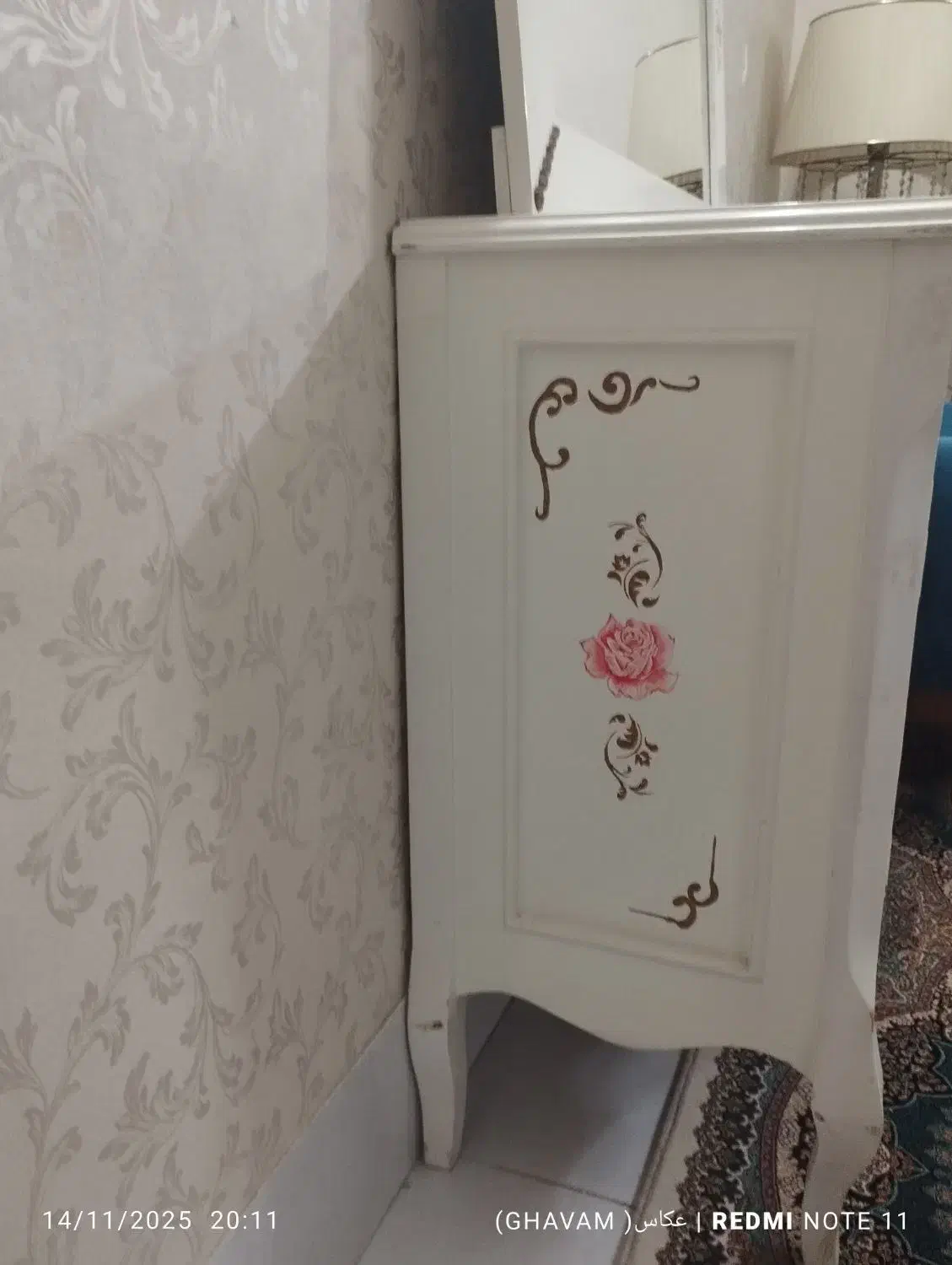 آینه کنسول|بوفه، ویترین، کنسول|قم, میرزائیه|دیوار