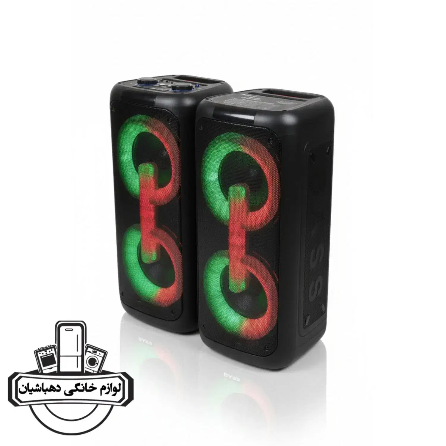 اسپیکر برقی جفت قابل حمل رکسون|سیستم صوتی خانگی|نیشابور, فردوس شمالی|دیوار