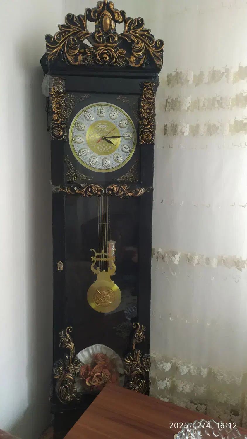 آینه کنسول وساعت ایستاده|بوفه، ویترین، کنسول|سنندج, |دیوار