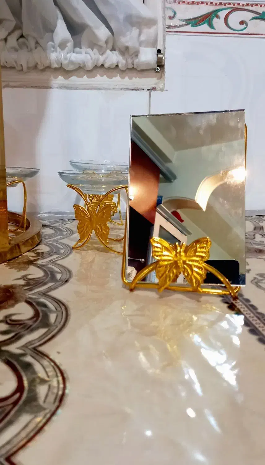 میز عسلی طلایی بل سرویس هفت سین|ظروف سرو و پذیرایی|قرچک, میرزائی شمالی|دیوار